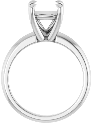 Sužadėtuvių Žiedas „Claw-Prong Solitaire“ 950 Platinos Cushion 8mm (2)