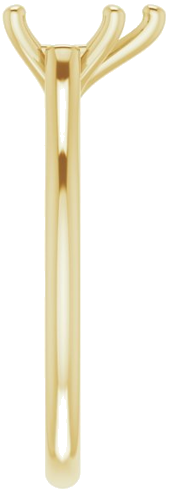 Sužadėtuvių Žiedas „Solitaire“ 585 Geltonojo Aukso Pear Shape 8mm x 5mm (4)