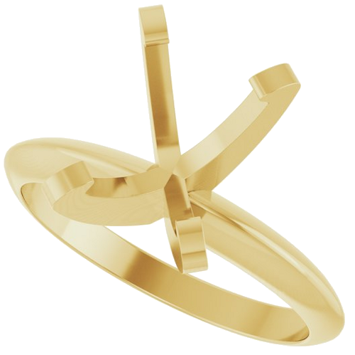 Sužadėtuvių Žiedas „Solitaire“ 585 Geltonojo Aukso Oval 10mm x 8mm (5)