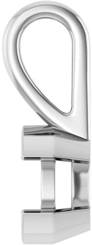 14K White 6x4 mm Oval Pendant Mounting (3)