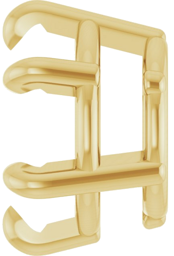 14K Yellow 8 mm Round Slide Pendant Mounting (3)