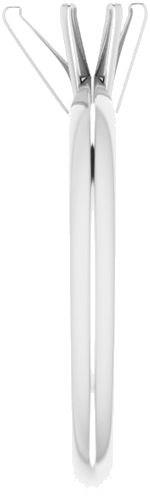 Sužadėtuvių Žiedas „Lightweight Solitaire“ 585 Baltojo Aukso Pear Shape 6mm x 4mm (4)