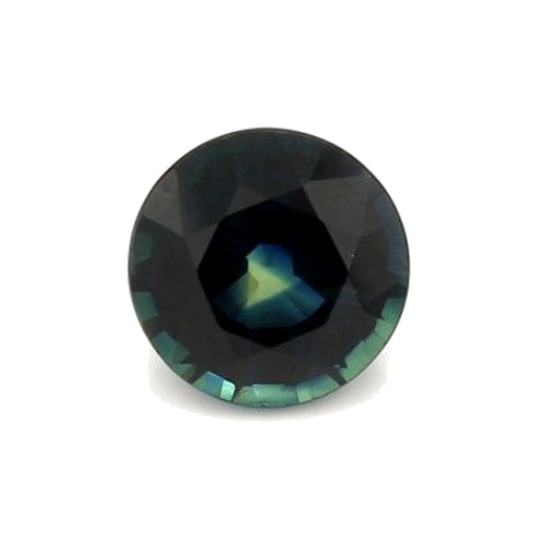 1.6600000000000001 carat BLUE BRILLIANTSTEP cut Round Safyras (1)