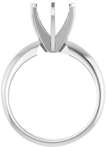 Sužadėtuvių Žiedas „Light Solitaire“ 585 Baltojo Aukso Round 7.8mm x 8.6mm (2)