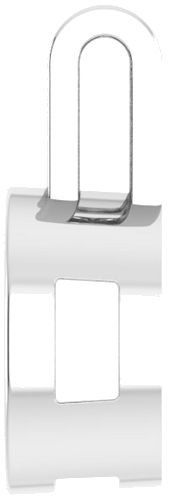 Pakabukas „Solitaire“ 925 Sidabro Round 9mm (3)