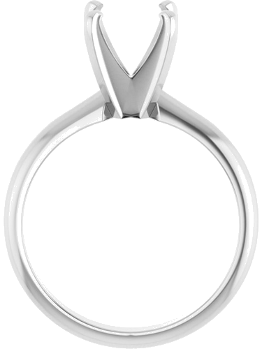 Sužadėtuvių Žiedas „Light Solitaire“ 585 Baltojo Aukso Square 6mm (2)