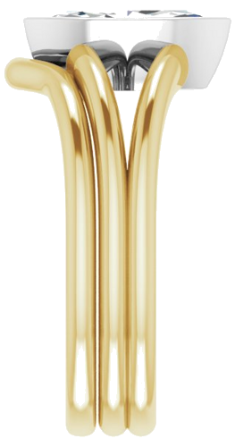 14K Yellow   White 10x5 mm Marquise Engagement Ring Mounting (9)