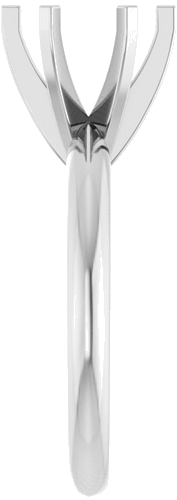 Sužadėtuvių Žiedas „Light Solitaire“ 950 Platinos Round 7.8mm x 8.6mm (4)