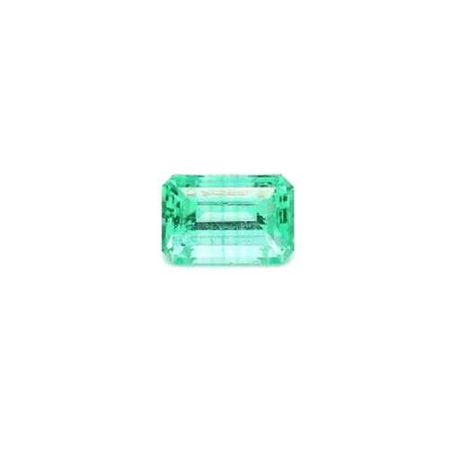 0.73 carat GREEN STEP cut Octagonal Smaragdas (1)