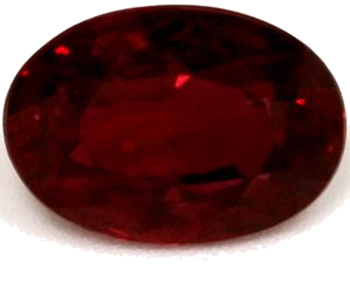 1.04 carat RED Oval Rubinas (1)