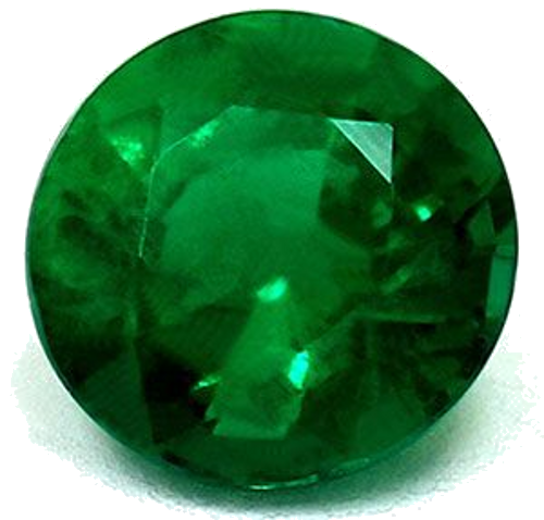 0.83 carat GREEN Round Smaragdas (1)