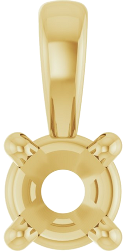 Pakabukas „Solitaire“ 585 Geltonojo Aukso Round 3mm (1)