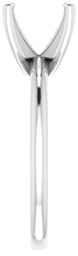 Sužadėtuvių Žiedas „Solitaire“ 585 Baltojo Aukso Round 9mm (4)