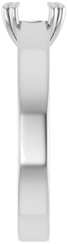 Sužadėtuvių Žiedas „Solitaire“ 585 Baltojo Aukso Round 6.5mm (4)