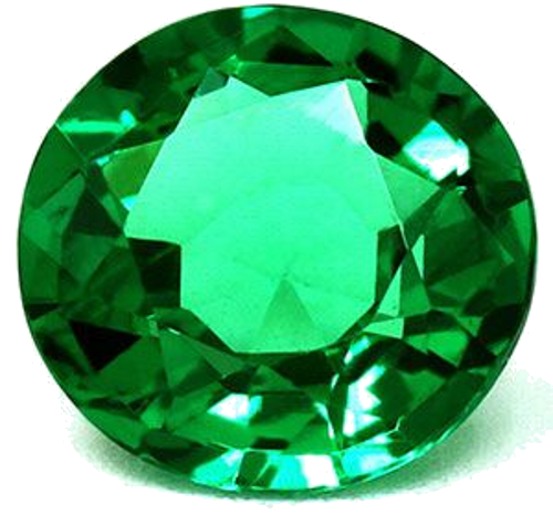 0.96 carat GREEN Round Smaragdas (1)