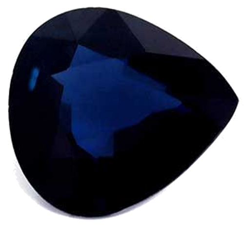2.16 carat BLUE Pear Safyras (1)
