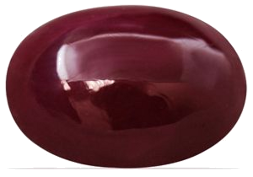 18.87 carat RED CABOCHON cut Oval Rubinas (1)