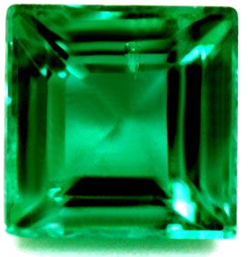 1.05 carat GREEN Square Smaragdas (1)