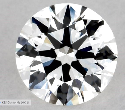 0.56 carat H-VS1 Excellent cut Natūralus Round Deimantas (1)