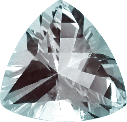 3,66 ct Akvamarinas Trilliant (1)