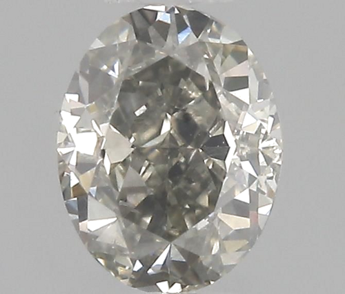 0.43 carat Fancy  Gray-SI2 Natūralus Oval Deimantas (1)