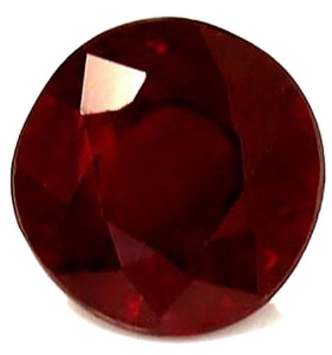 1.09 carat RED Round Rubinas (1)