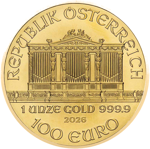 1 oz Австрийска Филхармония 2026 Златна монета (2)