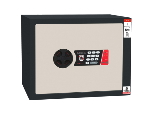 Домашен сейф Griffon S.30.E (20 кг) (1)