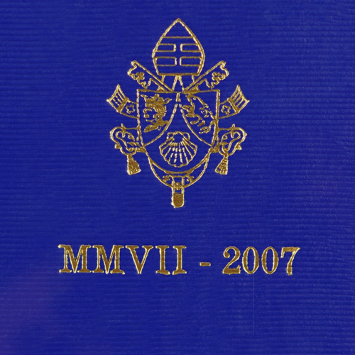 2007 Vatikanas Benediktas XVI euro monetų rinkinys (3)