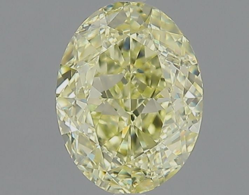 1.5 carat Fancy Yellow-VS1 Natūralus Oval Deimantas (1)