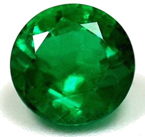 1.36 carat GREEN Round Smaragdas (1)