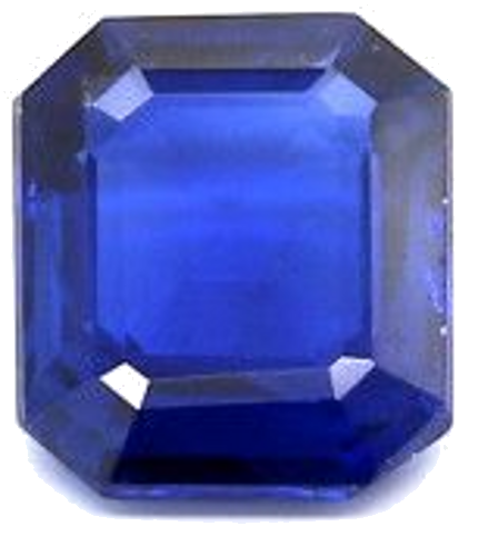1.25 carat BLUE BRILLIANTSTEP cut Octagonal Safyras (1)