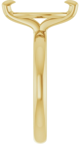 14K Yellow  12x6 mm Marquise Solitaire Engagement Ring Mounting (4)