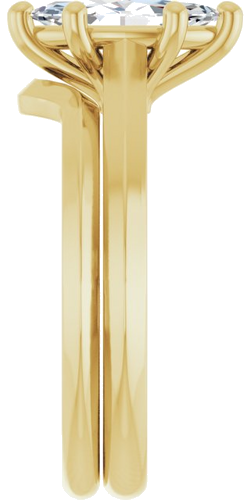 14K Yellow 10x5 mm Marquise Solitaire Engagement Ring Mounting (9)