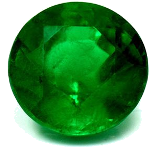 1.53 carat GREEN Round Smaragdas (1)