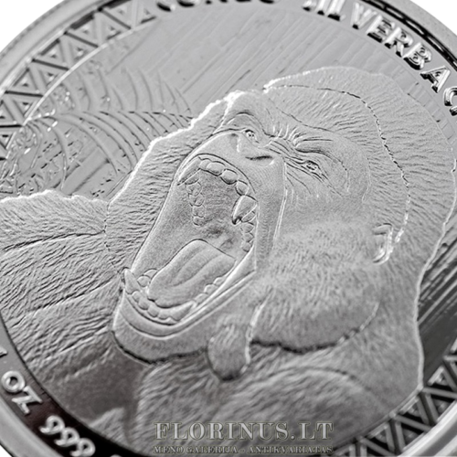 2015 Silverback Gorilla, Congo, 1 oz silver coin (2)
