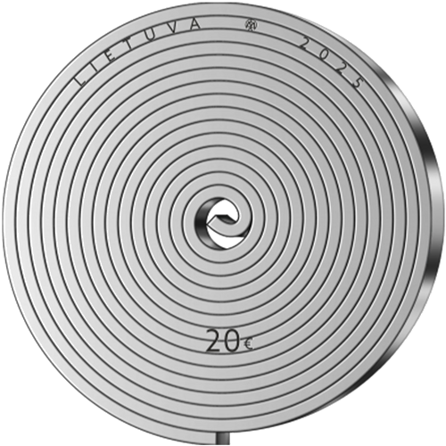 2025 Lithuania Metro Cattolico – 350 20 euro silver coin (1)