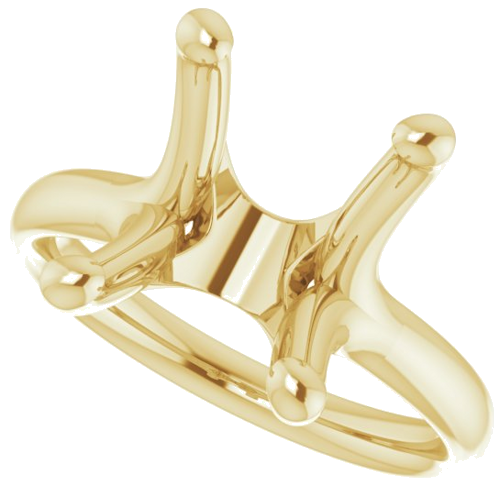 Sužadėtuvių Žiedas „Solitaire“ 14k yellow gold Oval 14mm x 10mm (5)