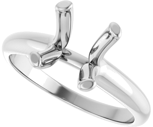 Sužadėtuvių Žiedas „Solitaire“ 585 Baltojo Aukso Oval 10mm x 8mm (5)