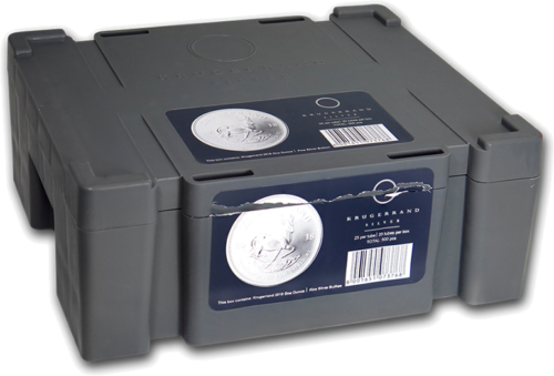 Krugerrand Tuščia Monster Box dėžė 500 vnt. sidabrinių monetų (naudota) (3)