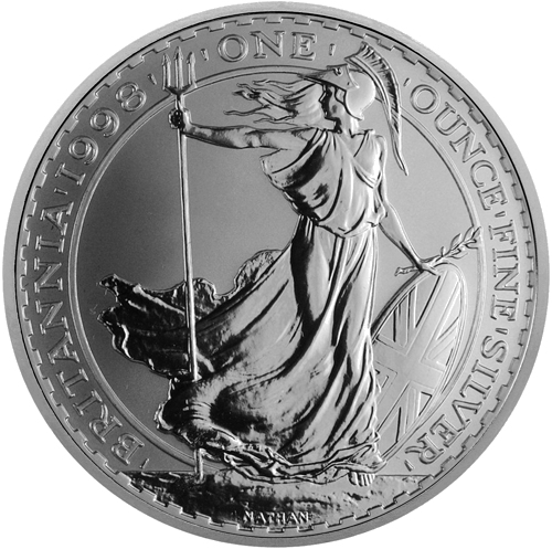 1 oz Britannia 1998 серебряная монета (1)