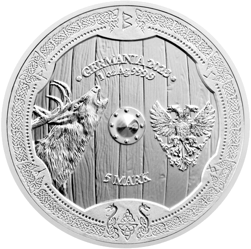 1 oz Valkyries Ostara 2023 Германия сребърна монета (2)