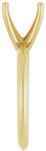 Sužadėtuvių Žiedas „Light Solitaire“ 585 Geltonojo Aukso Round 9.1mm x 9.7mm (4)