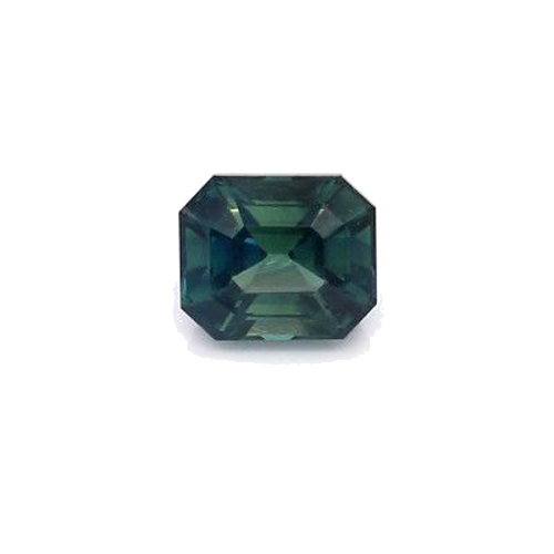 1.05 carat GREEN STEP cut Octagonal Safyras (1)