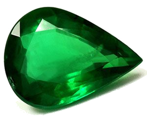 5.29 carat GREEN Pear Smaragdas (1)