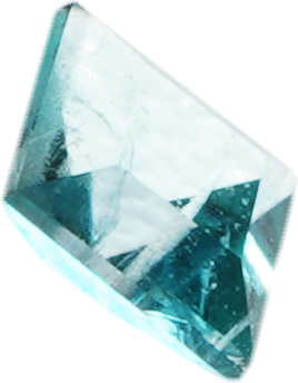 0,05 ct. карата аквамарин с форма на изумруд (3)