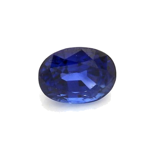 1.43 carat BLUE BRILLIANTSTEP cut Oval Safyras (1)
