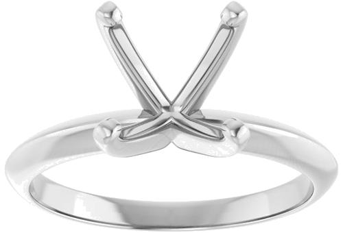 Sužadėtuvių Žiedas „Light Solitaire“ 585 Baltojo Aukso Round 9.1mm x 9.7mm (3)