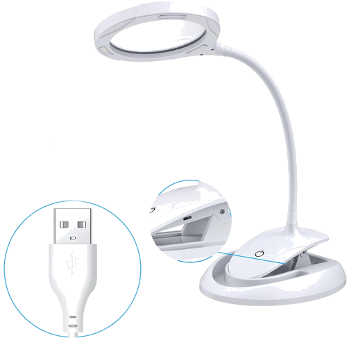 Desktop Magnifying Glass Lamp 5x, 10x (4)