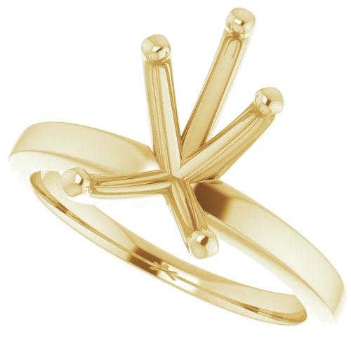 Sužadėtuvių Žiedas „Solitaire“ 585 Geltonojo Aukso Pear Shape 12mm x 8mm (5)